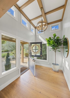 Entryway to main house