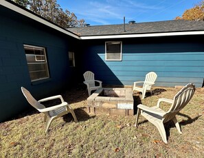 Fire pit area