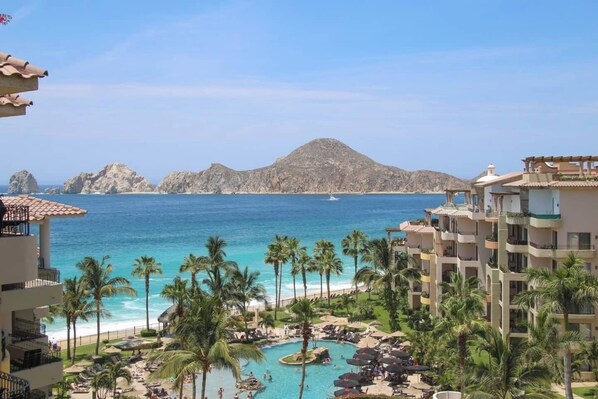 Ocean view from balcony