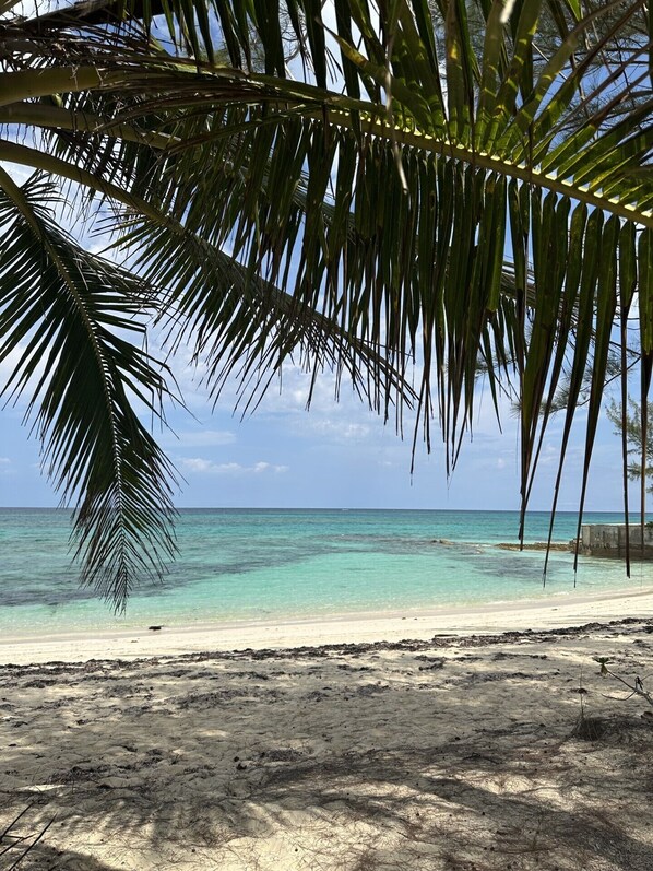 *A short walk across the street to a Beautiful Secluded Beach*