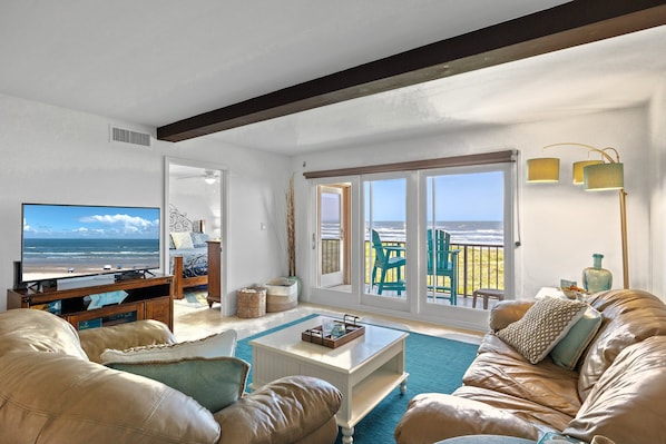 Wake up to the morning sunrise directly looking out from your living area