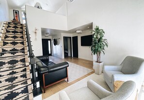 open concept living/dining/kitchen