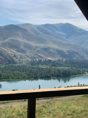 Vue depuis l’hébergement