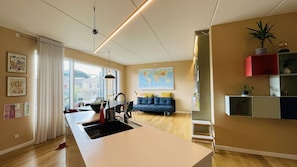 Kitchen, Living Room