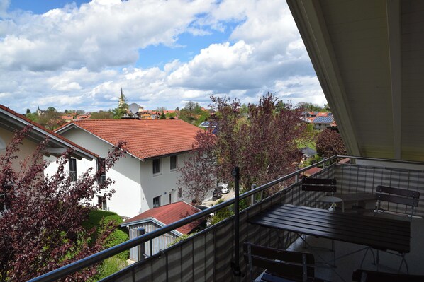 Ferienwohnung Dorfblick-Blick vom Balkon