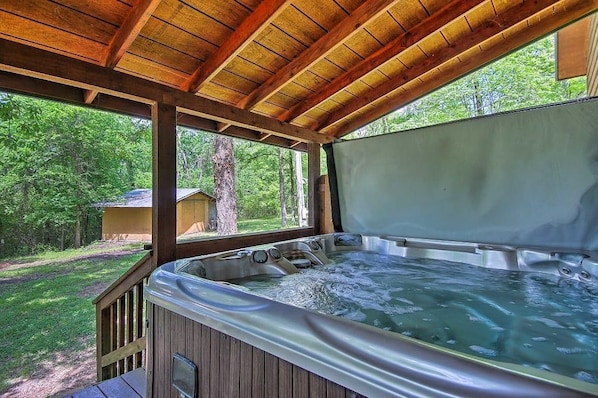 Bain à remous extérieur