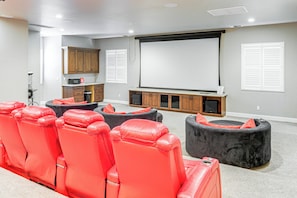 Home Theater | Upper Level | Projector Screen