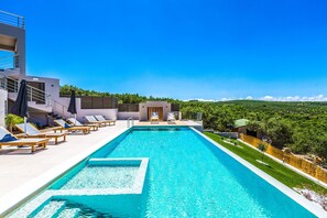 Private Heated Pool with Panoramic Sea View