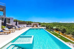 Private Heated Pool with Panoramic Sea View