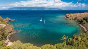 Honolua and Mokule`ia Bays just north of Kapalua Resort - state protected