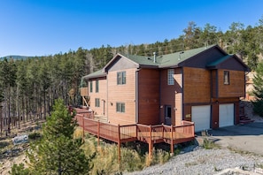 Welcome to your Evergreen escape! A hillside cabin with beautiful mountain views.