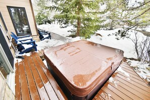 Deck with Private Hot Tub - Deck with Private Hot Tub
