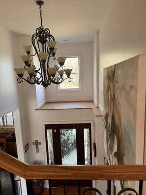 Foyer from upstairs landingu