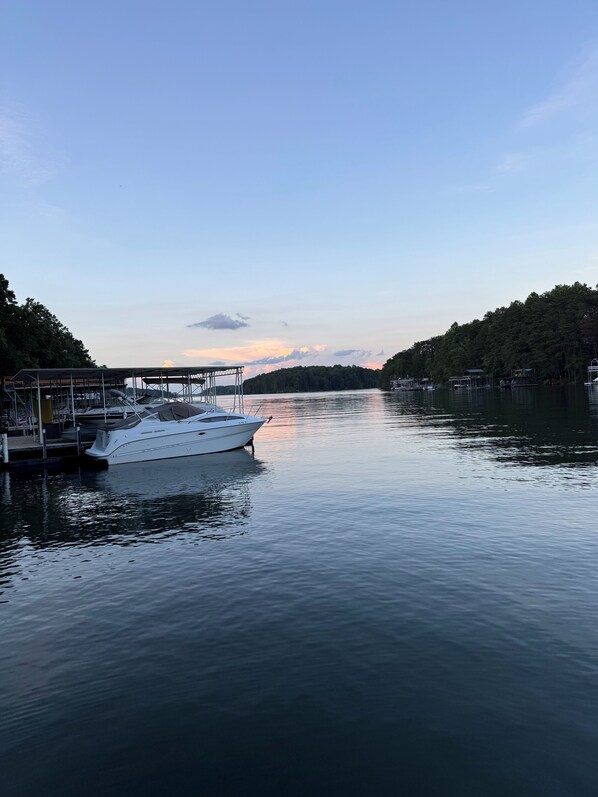 From dock looking at Lanier Islands