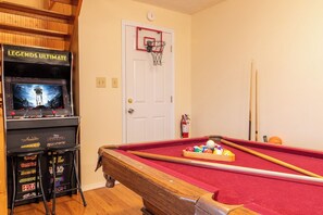 Laurel Mountain Lodge's fun game room