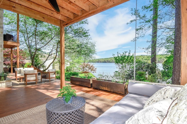 View from swing bed