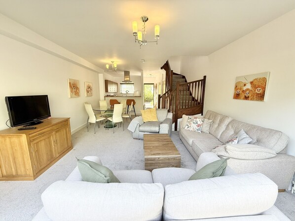 View from Bi-fold doors