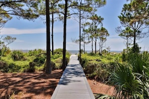 Private Boardwalk to Beach