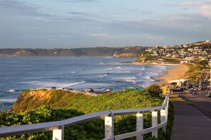 Start the day with a scenic coastal walk or a swim at one of Newcastle’s stunning beaches—just a 12-minute drive from the apartment.
