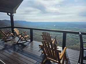 Panoramic views from the back porch