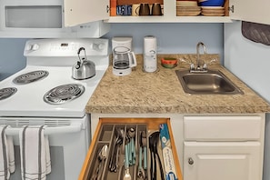 Full Stocked Kitchenette