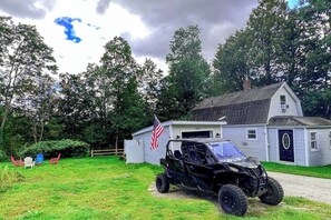 Located in Berlin, New Hampshire - a great location to use as a home base for all of your trail riding adventures! (ATV not included with house rental).