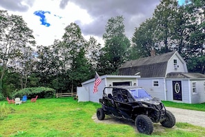 Located in Berlin, New Hampshire - a great location to use as a home base for all of your trail riding adventures! (ATV not included with house rental).