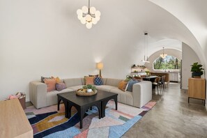 Living Room with Sectional and TV