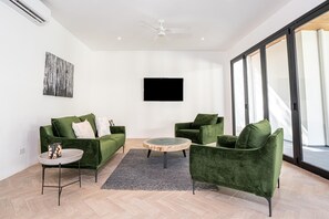 Living room with TV