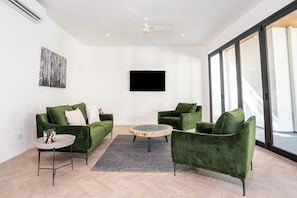 Living room with TV