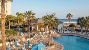 Clubhouse privileges include outdoor pool access
