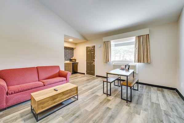 Port Huron Vacation Rental | Studio | 1BA | 600 Sq Ft | 1 Step Required