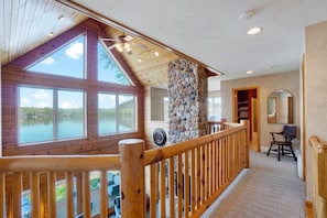 Upper level. 3 bedrooms/ full bath/ office.
