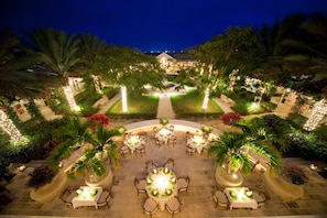 Espace banquet en plein air