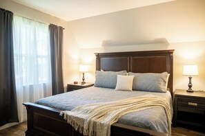 Primary Bedroom with King bed and Smart TV