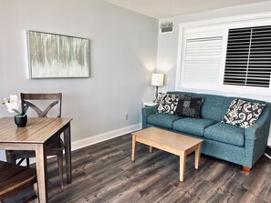 Seaside serenity in the living room
