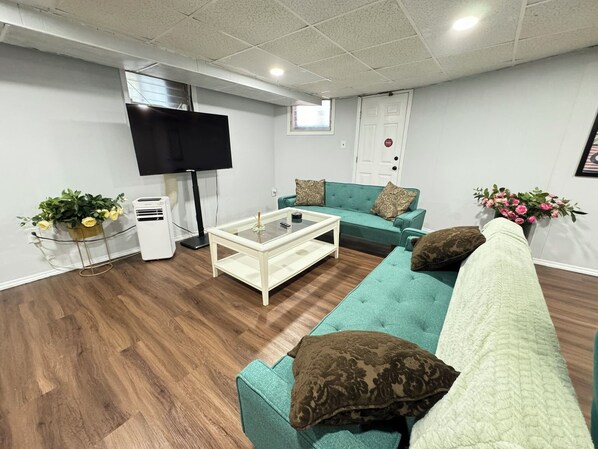 Bright and cozy living space