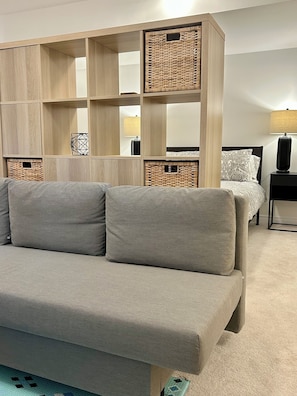 Living Room and Bedroom