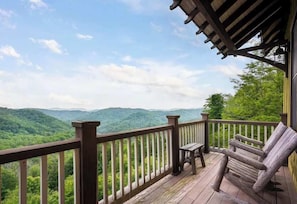 Enjoy stunning views while lounging on the deck, the perfect place to relax and take in the scenery.