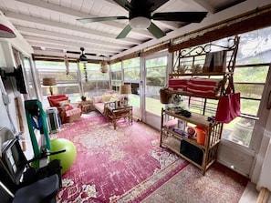 Outside Porch with windows