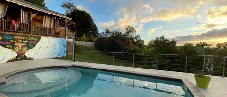 Swimming pool view