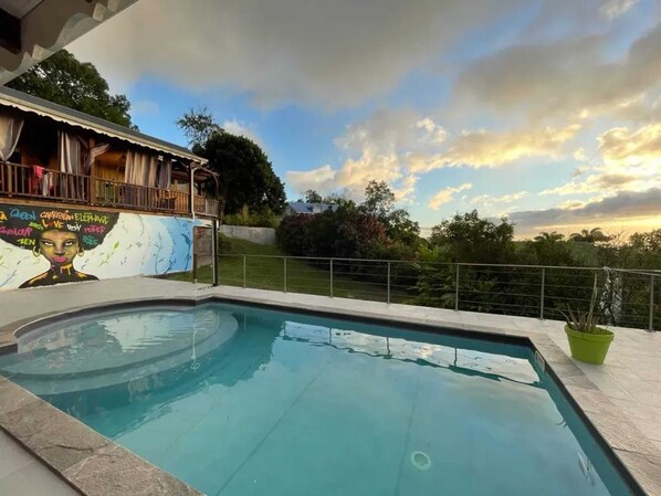 Swimming pool view