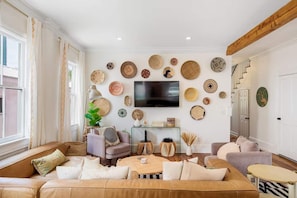 Every corner is designed with comfort and charm in mind, from textiles to thoughtful furniture.