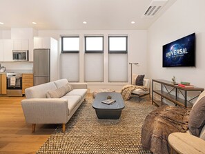 Living room with Smart TV