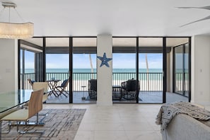 Dining/Living-Open Concept looking out to Patio