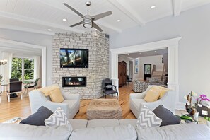 Family Room Overlooking Pool