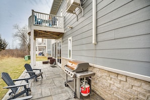 Private Patio | 1st Floor | Gas Grill