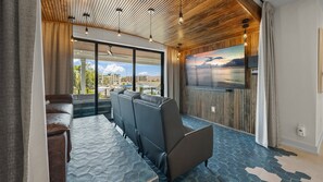 Club/Theatre Room - Air Hockey - Dry Bar - Theatre Seating - 80" HDTV
