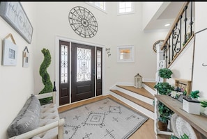 Entrance on the first floor