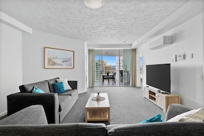 Lounge on the sofas while you catch up on your favourite shows, with a smart TV offering streaming services and a quality sound system that brings movie nights to life.